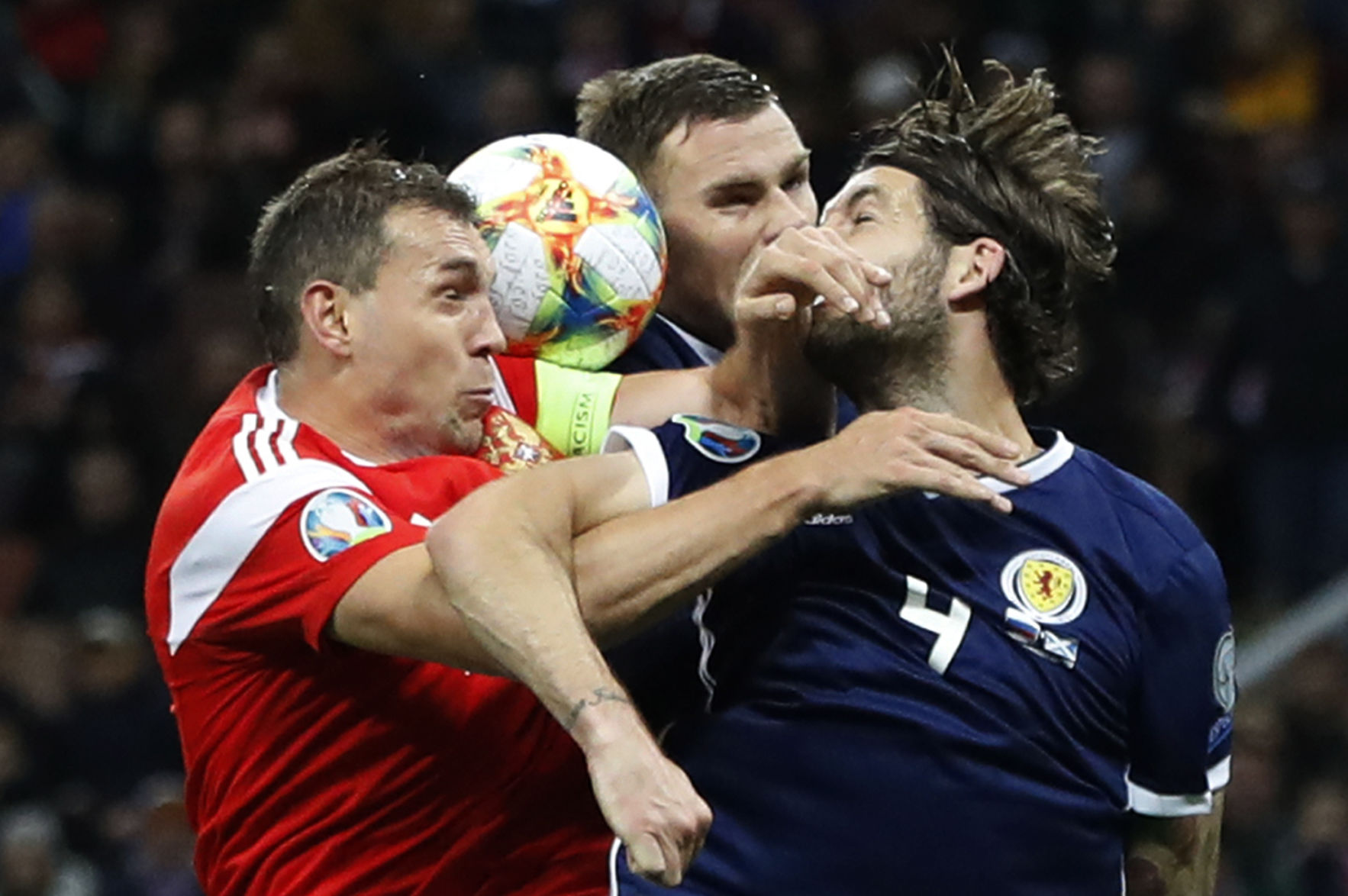 APTOPIX Russia Scotland Euro 2020 Soccer